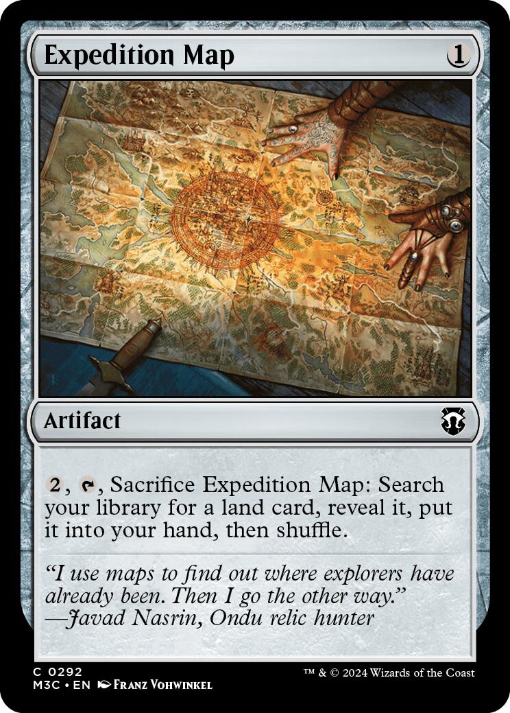 Expedition Map (Ripple Foil) - Commander: Modern Horizons 3 - Magic ...