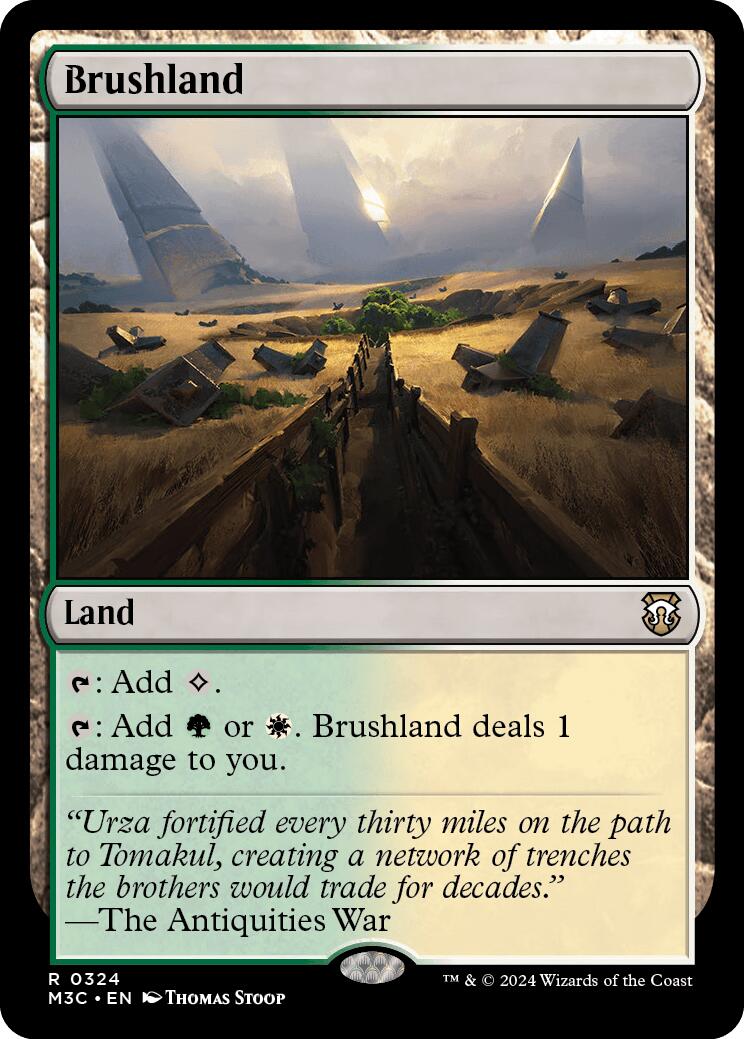 Brushland (Ripple Foil) - Commander: Modern Horizons 3 - Magic 