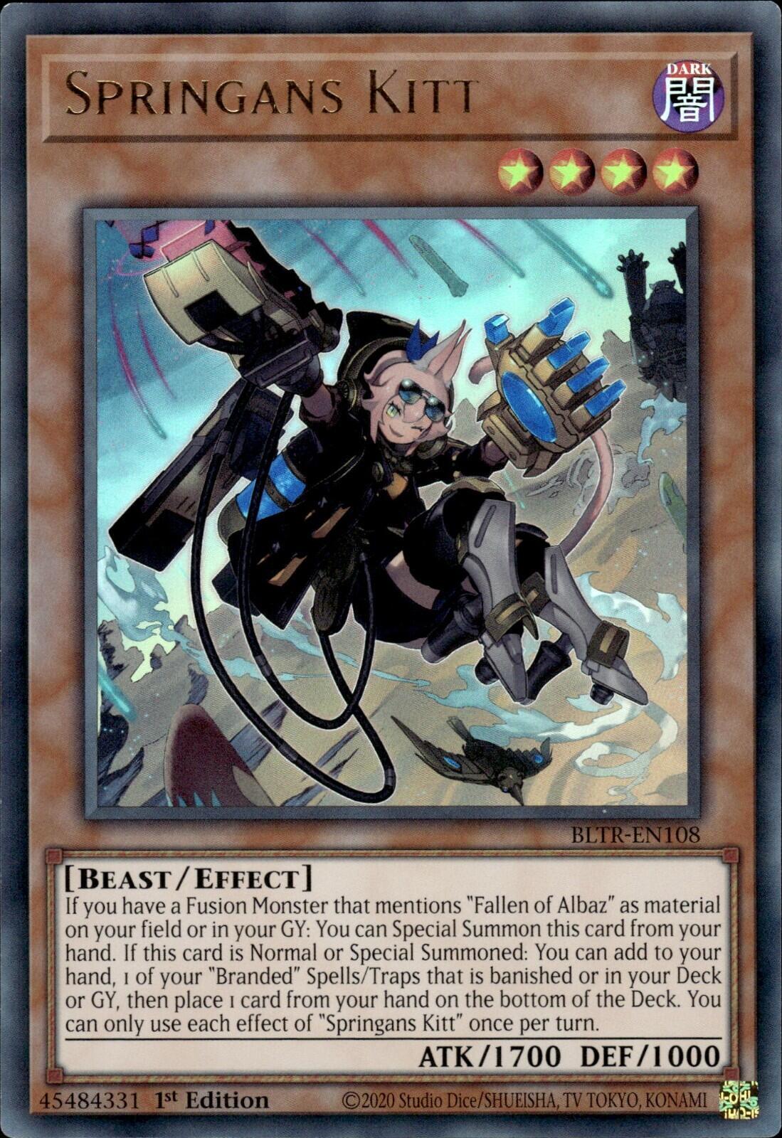 Springans Kitt - Battles of Legend: Terminal Revenge - YuGiOh
