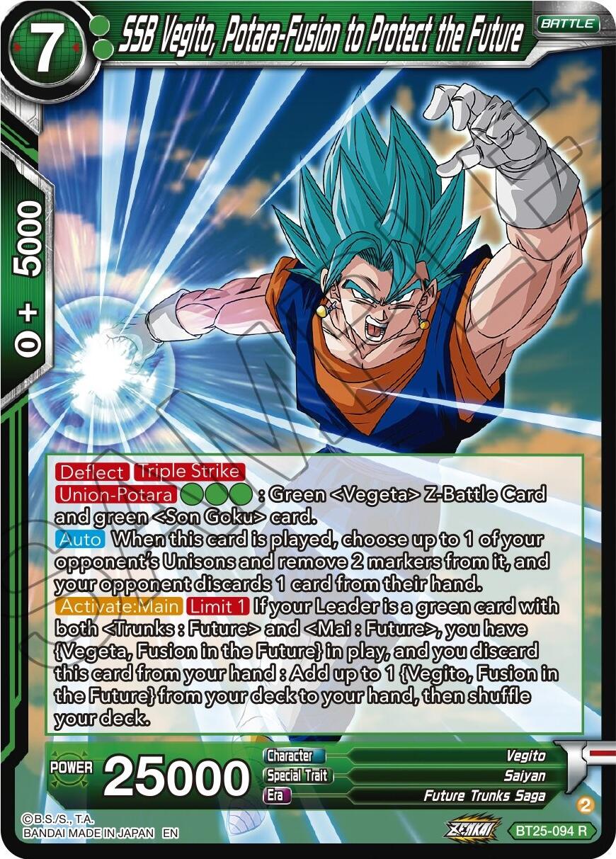 Potara Fusing SSB Vegito, Potara-Fusion to Protect the Future - Legend of the Dragon ...