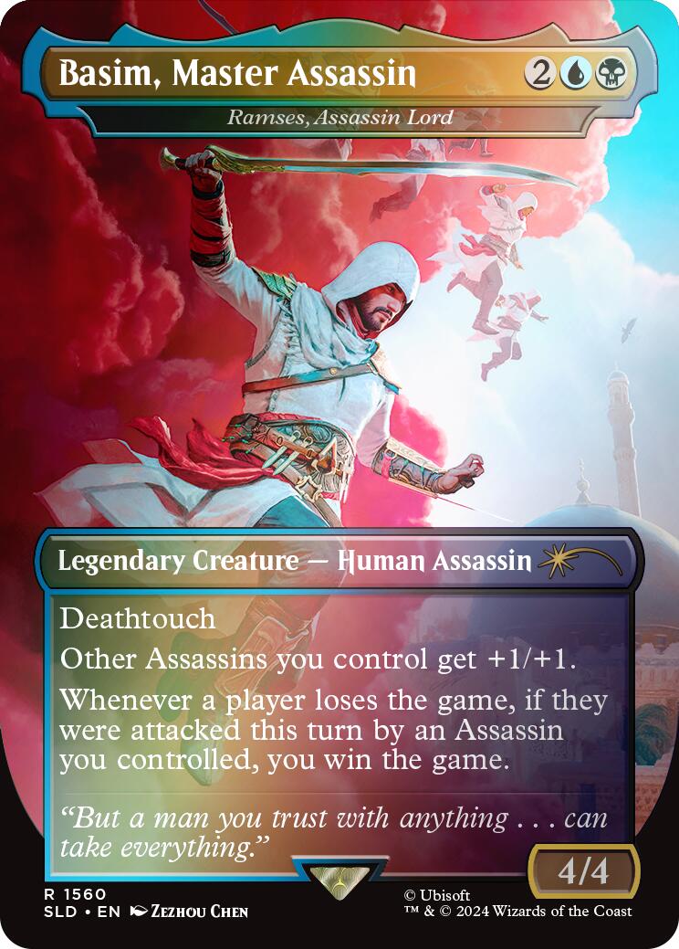 Basim, Master Assassin - Ramses, Assassin Lord (Rainbow Foil) - Secret ...