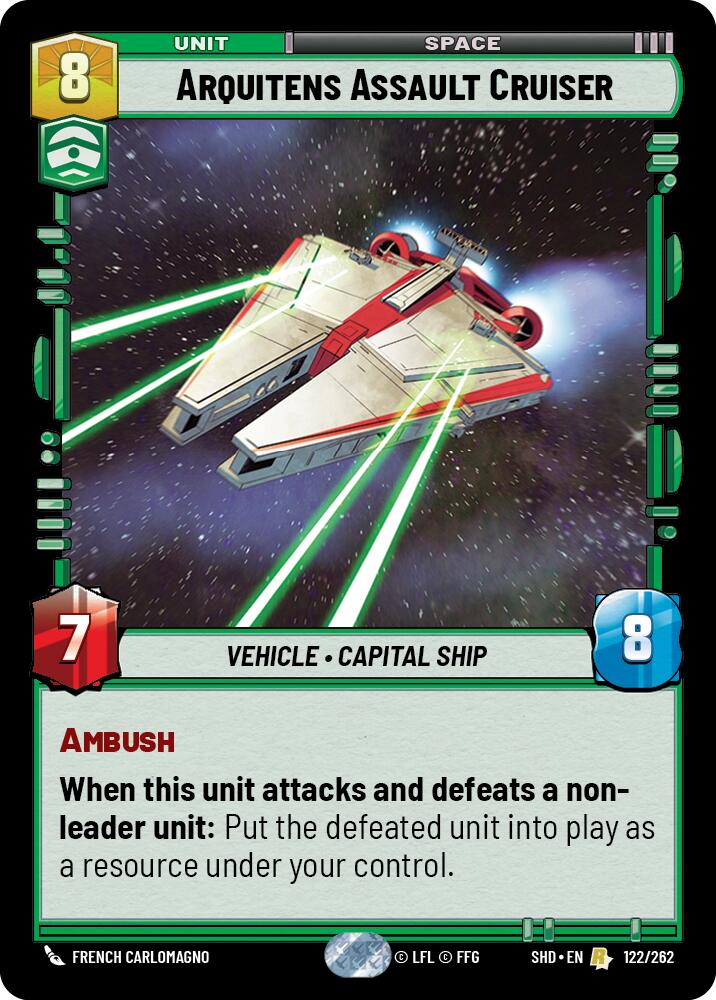 Arquitens Assault Cruiser - Shadows of the Galaxy - Star Wars: Unlimited