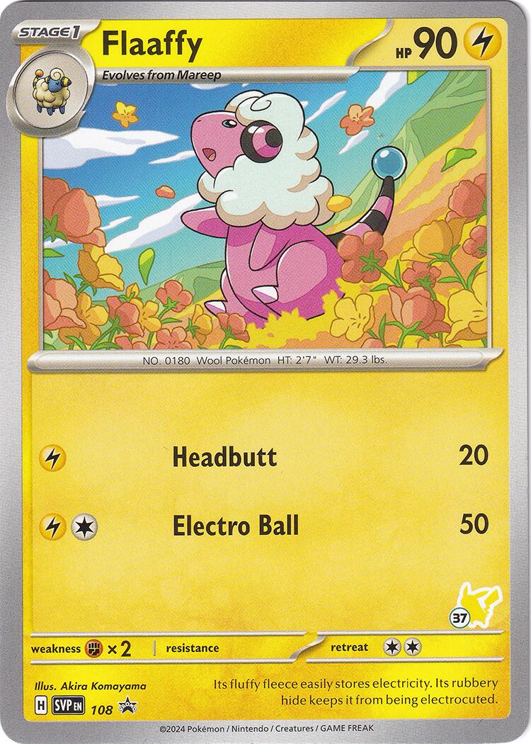 Flaaffy - Pikachu 37 card artwork