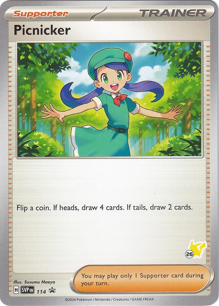 Picnicker - Pikachu 26 card artwork