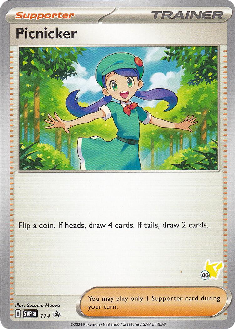 Picnicker - Pikachu 46 card artwork