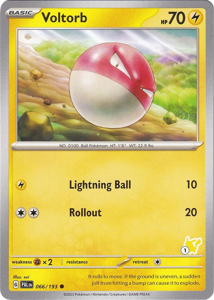 Voltorb - Pikachu 1 card artwork