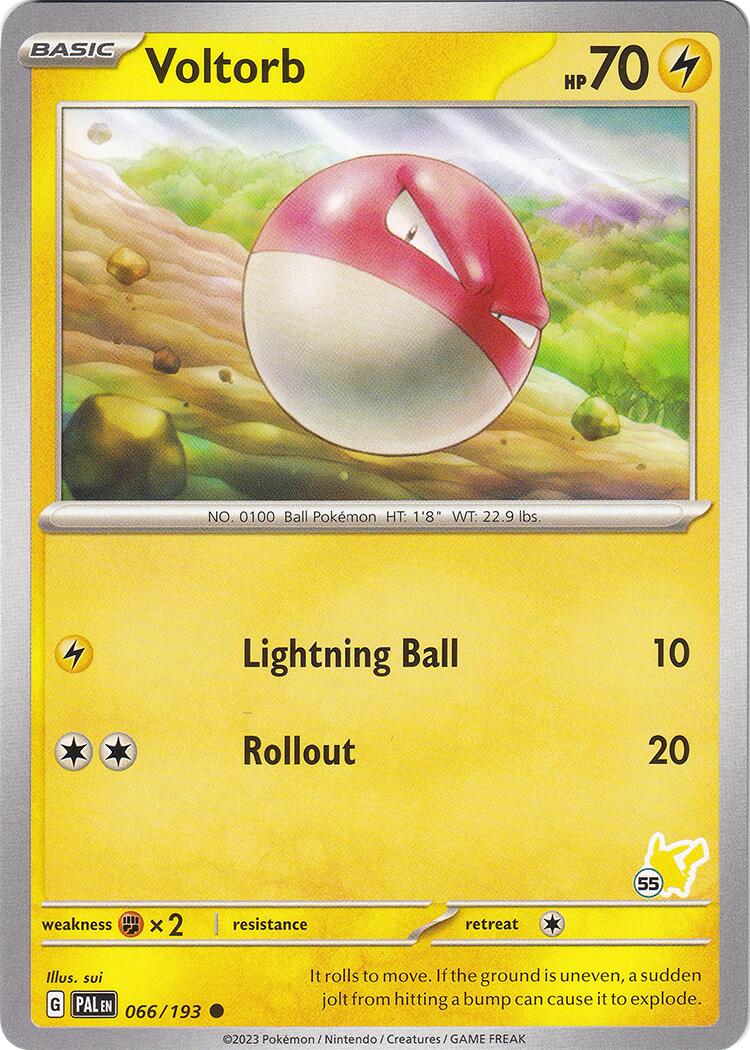 Voltorb - Pikachu 55 card artwork