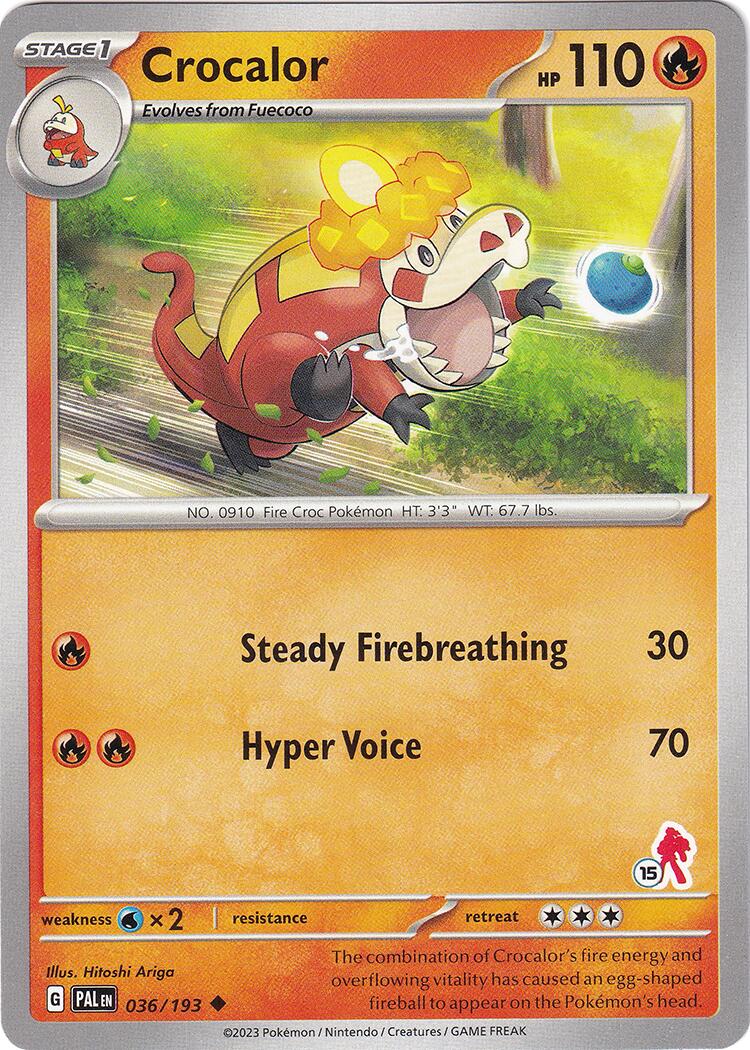 Crocalor - Armarouge 15 card artwork
