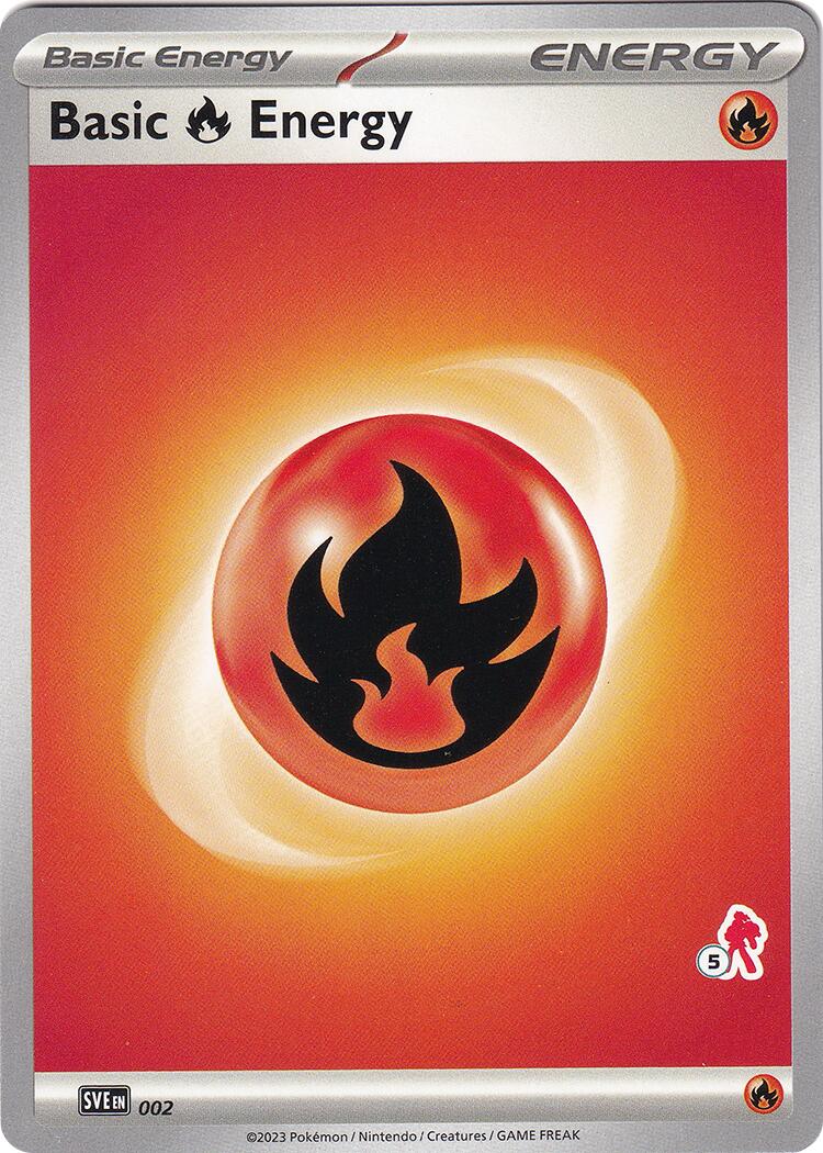 Basic Fire Energy - Armarouge 5 card artwork