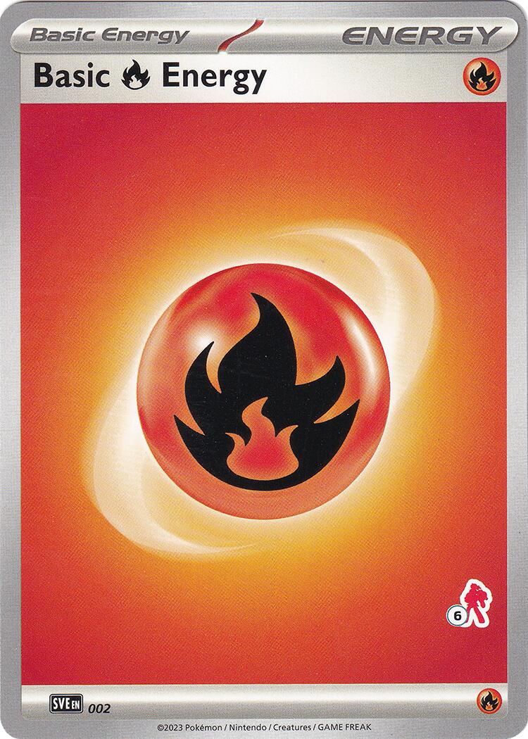Basic Fire Energy - Armarouge 6 card artwork