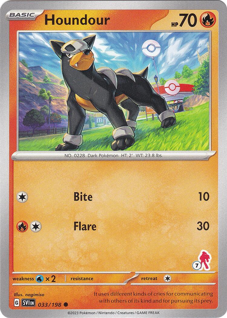 Houndour - Armarouge 7 card artwork