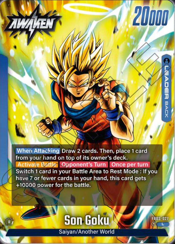 Son Goku - Raging Roar - Dragon Ball Super: Fusion World