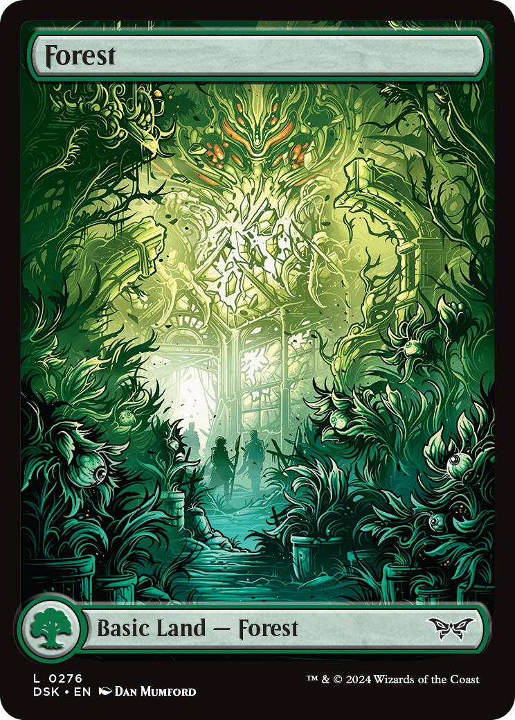 Forest (276) - Full Art - Duskmourn: House of Horror - Magic: The Gathering