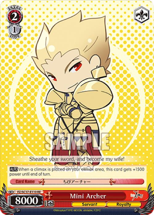 Mini Archer - Fate/Zero Chronicle Set - Weiss Schwarz