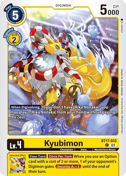 Kyubimon - Secret Crisis - Digimon Card Game