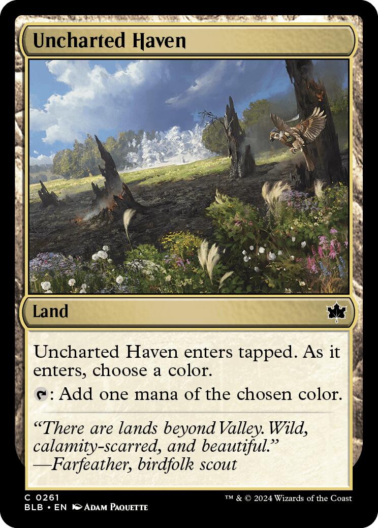 Uncharted Haven - Bloomburrow - Magic: The Gathering