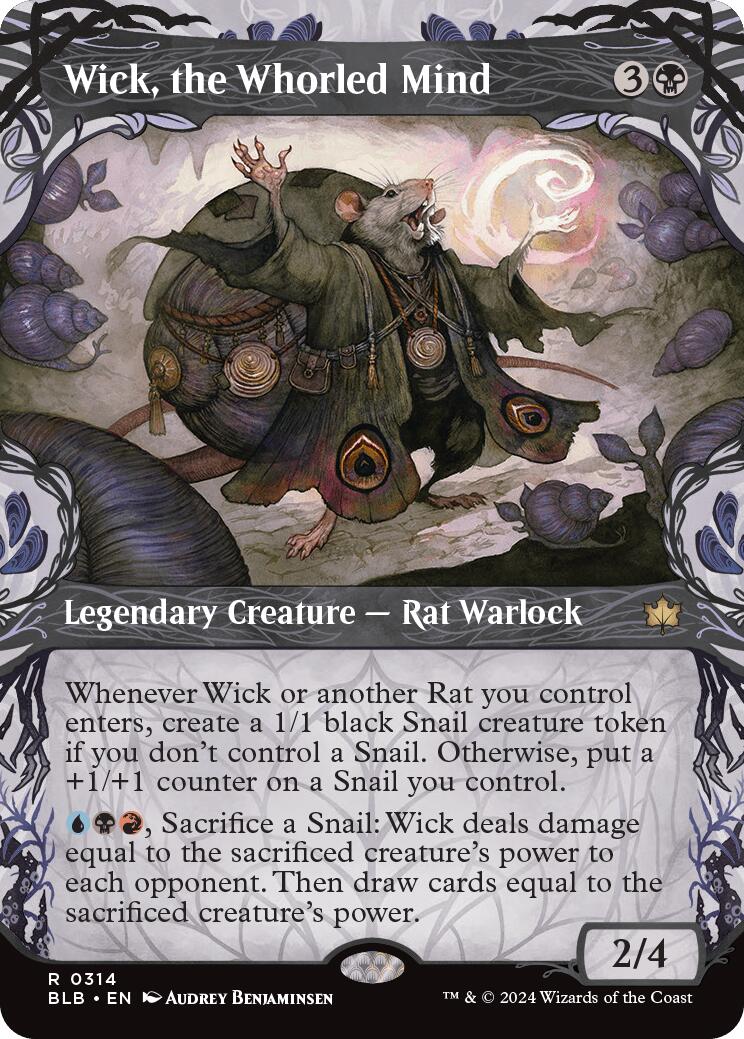 Wick, the Whorled Mind (Showcase) Bloomburrow Magic The Gathering