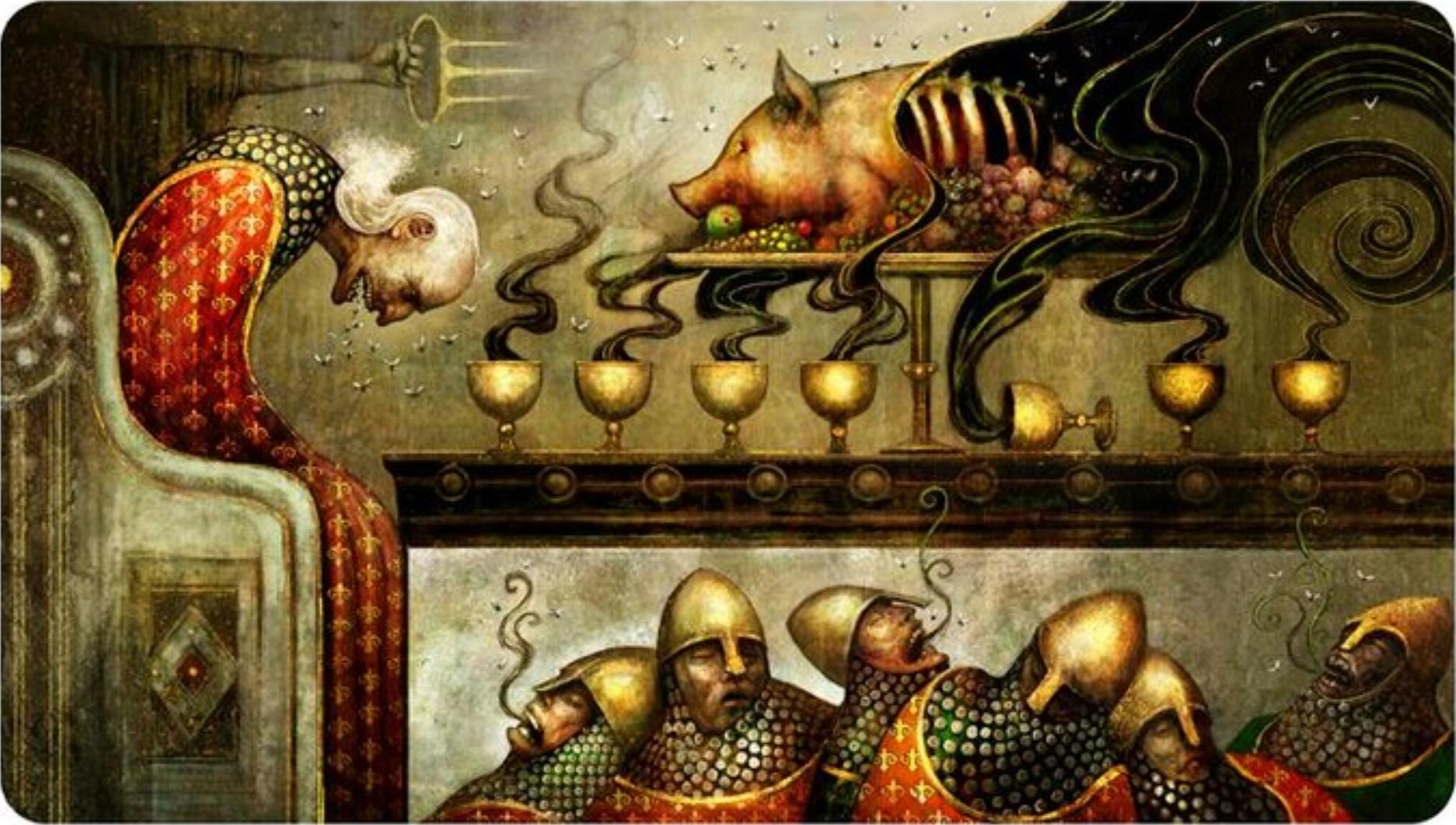 Seb McKinnon Playmat for Magic The Gathering (Kickstarter Exclusive