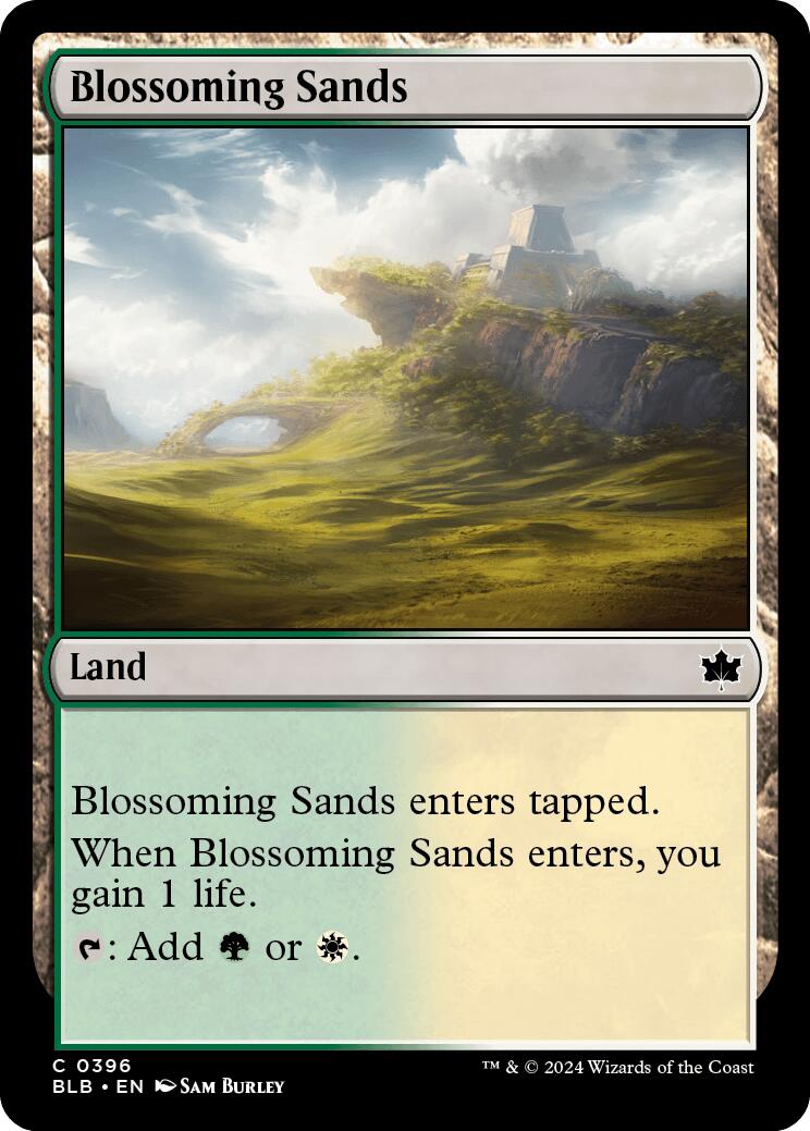 Blossoming Sands - Bloomburrow - Magic: The Gathering