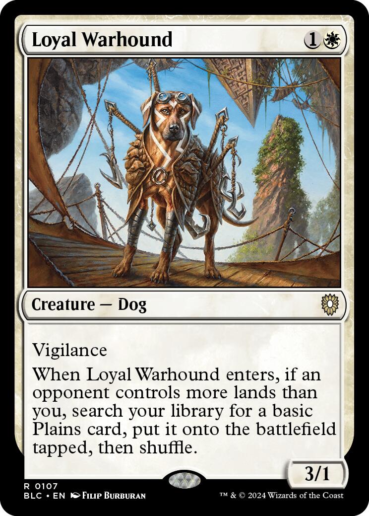 Loyal Warhound - Commander: Bloomburrow - Magic: The Gathering