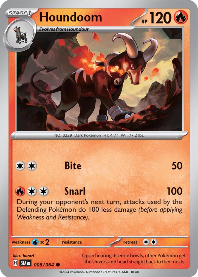 Houndoom card artwork