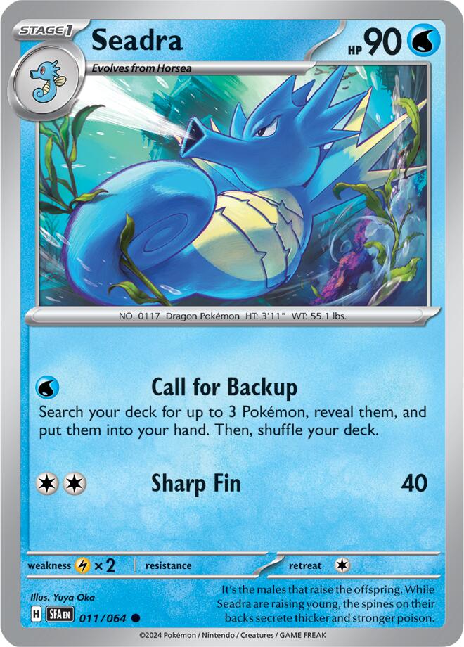 Seadra card artwork