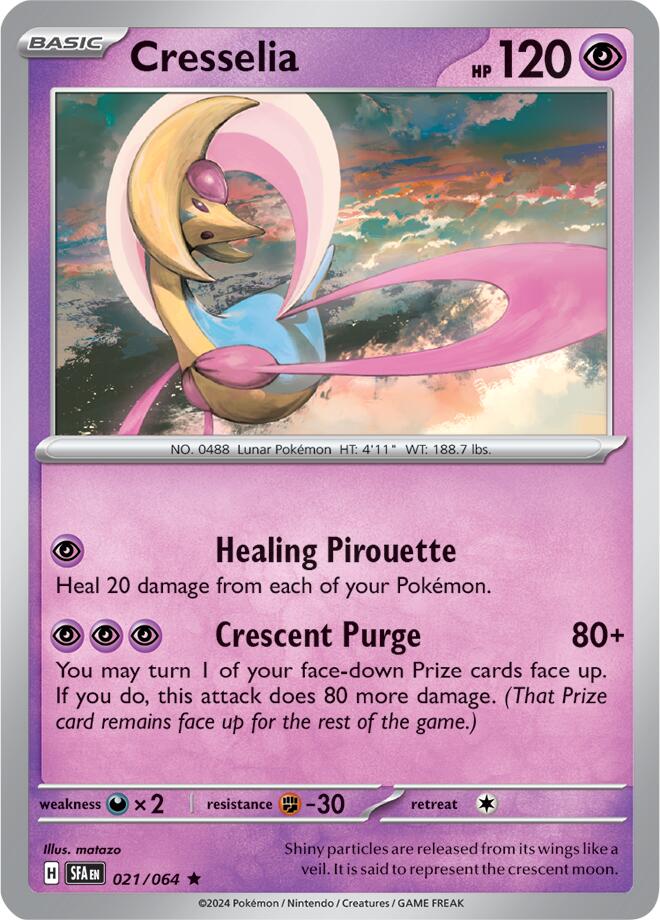 Cresselia card artwork