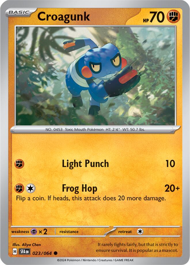 Croagunk card artwork