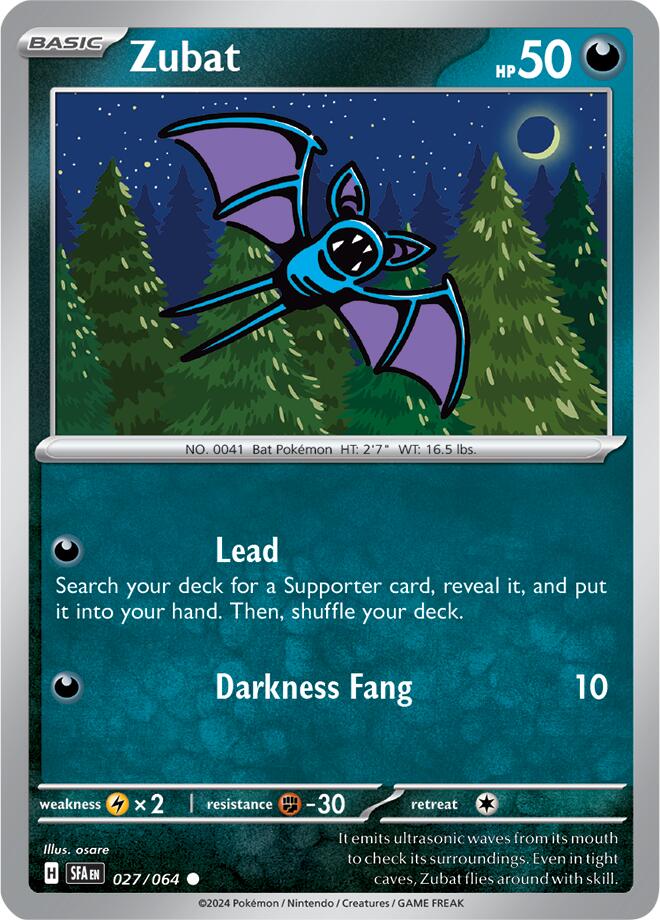 Zubat card artwork