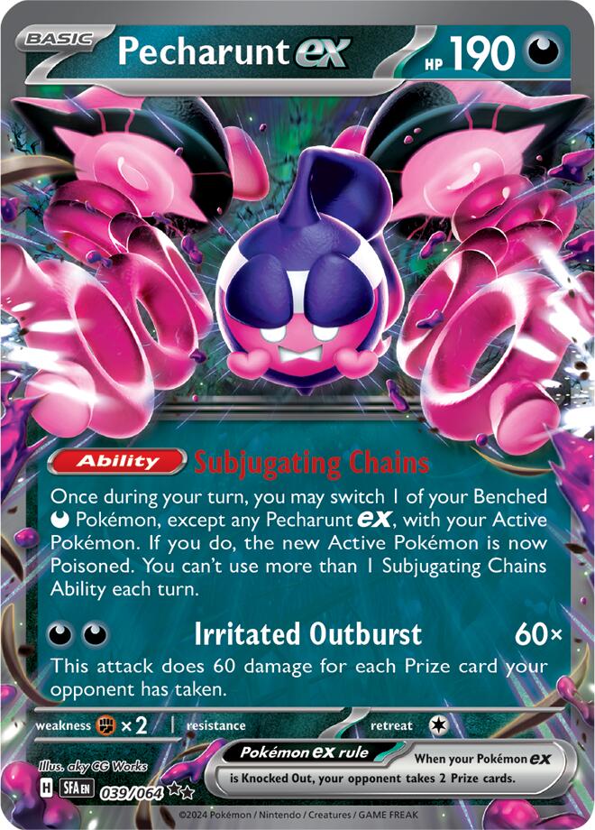 Pecharunt ex card artwork