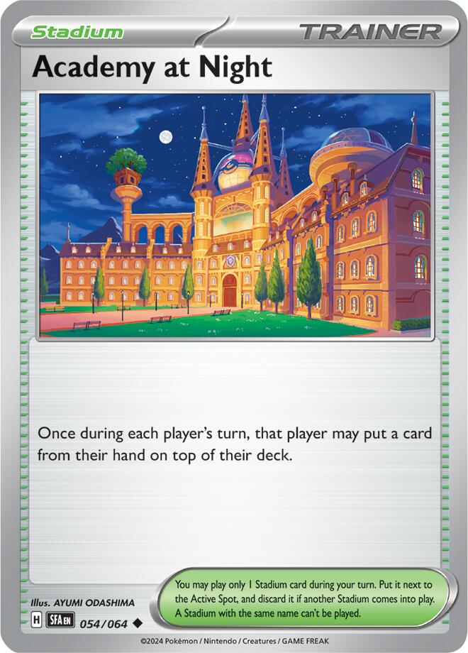 Academy at Night card artwork