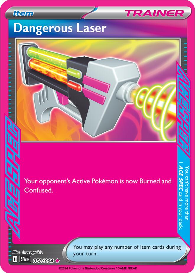 Dangerous Laser card artwork