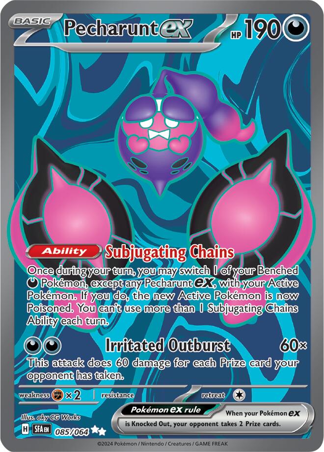 Pecharunt ex card artwork