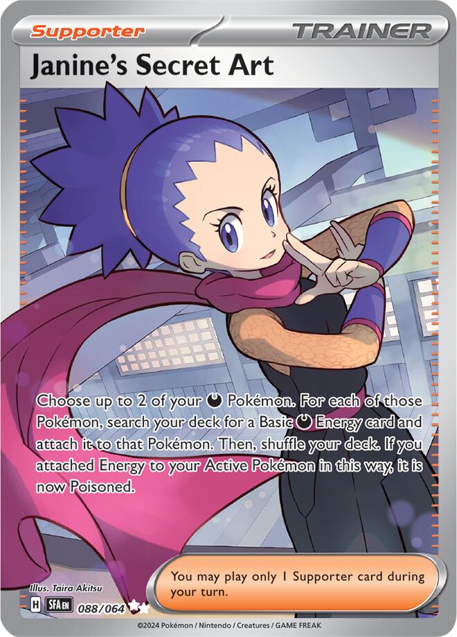 Janine's Secret Art card artwork