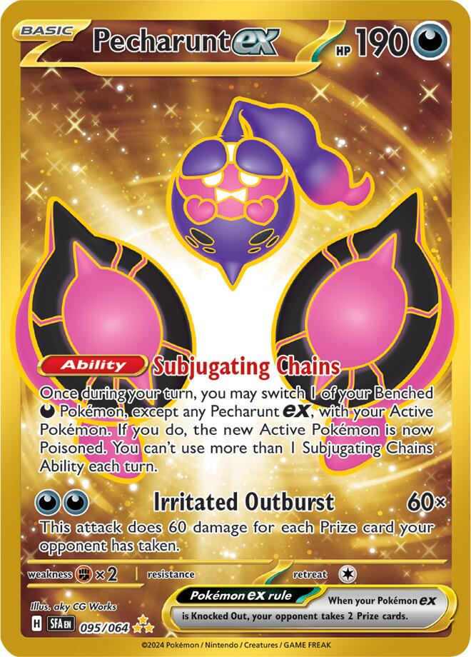 Pecharunt ex card artwork