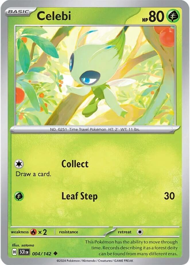 Celebi card artwork