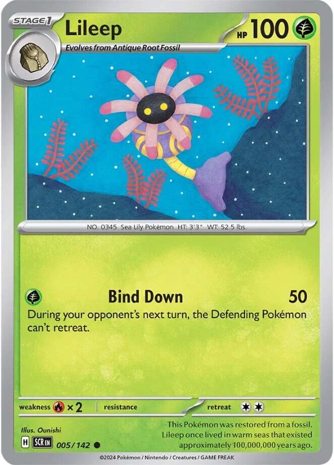 Lileep card artwork