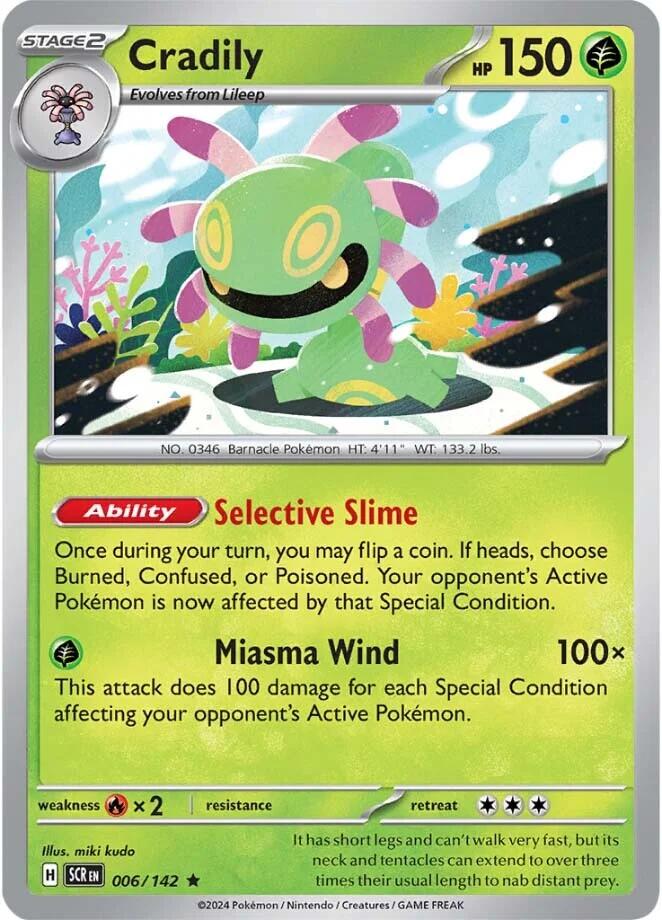 Cradily card artwork