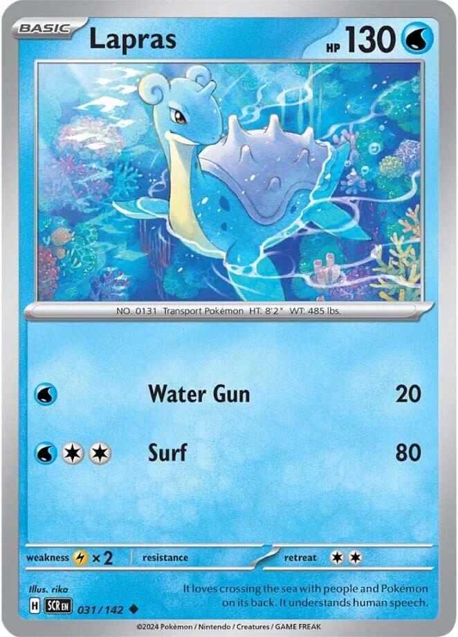 Lapras card artwork