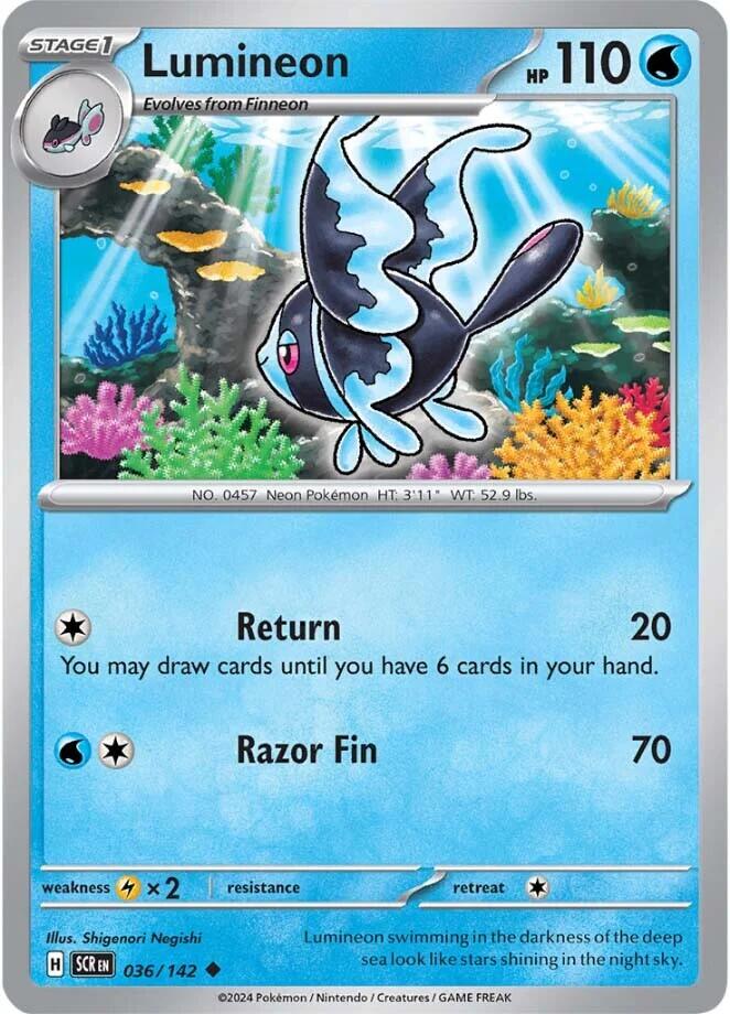 Lumineon card artwork