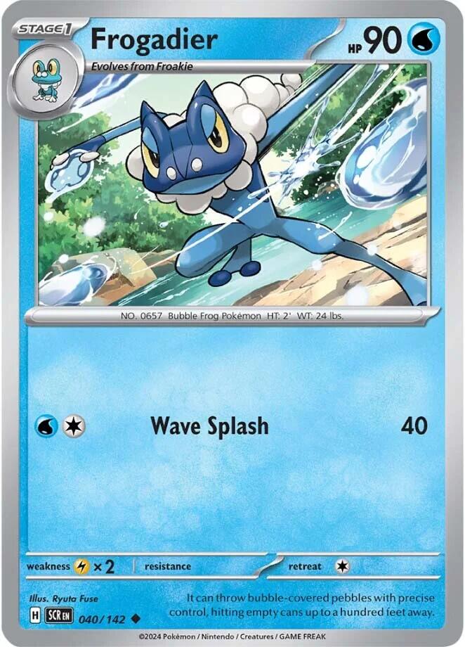 Frogadier card artwork