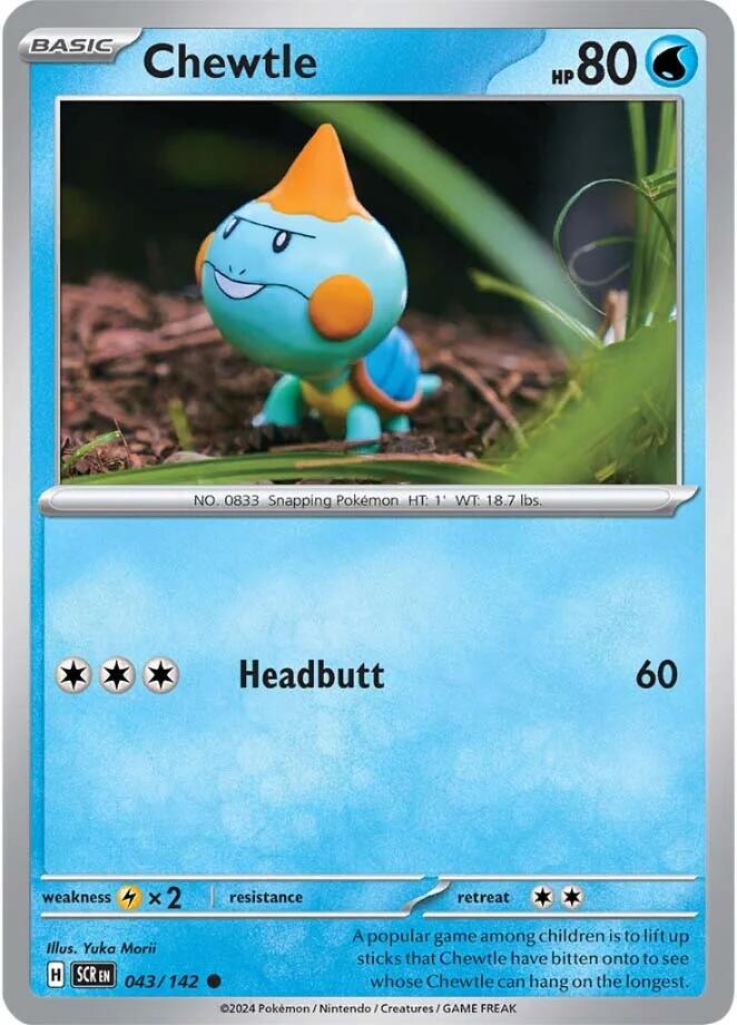Chewtle card artwork