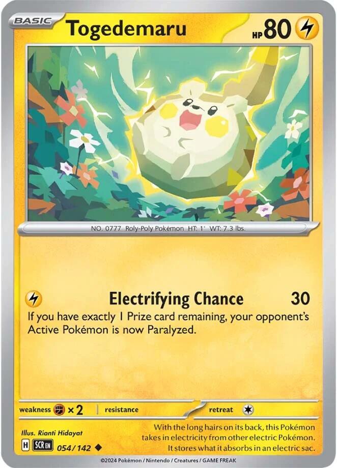 Togedemaru card artwork