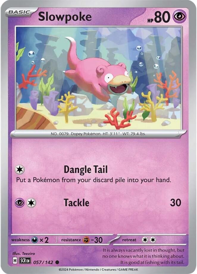 Slowpoke card artwork