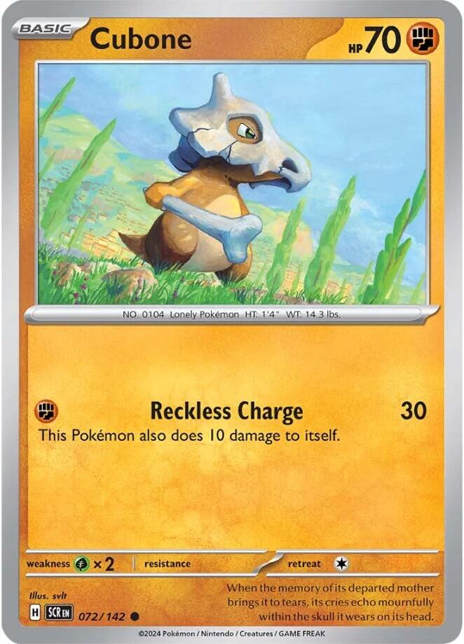Cubone card artwork