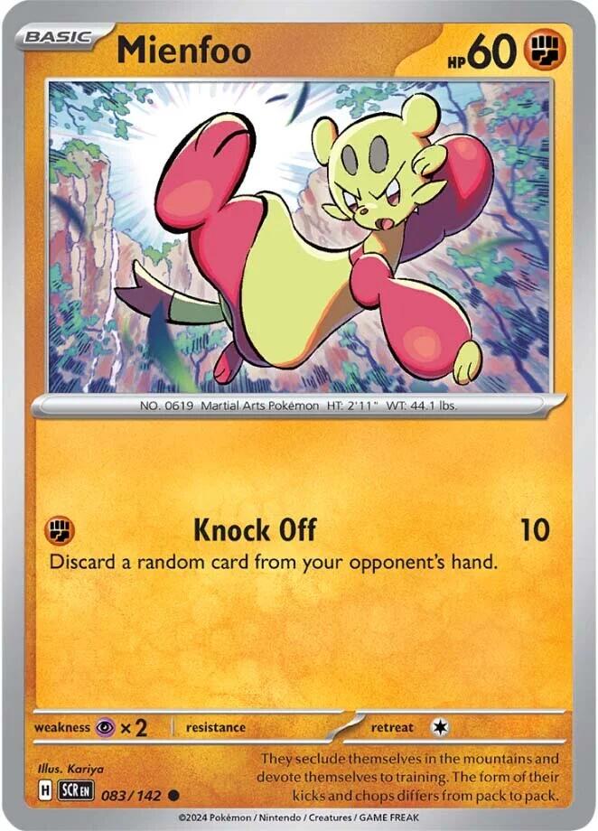 Mienfoo card artwork
