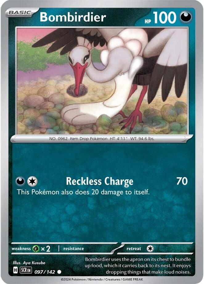 Bombirdier card artwork