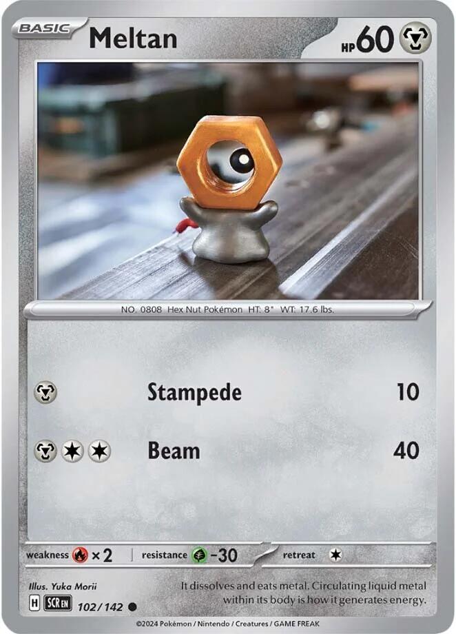 Meltan card artwork
