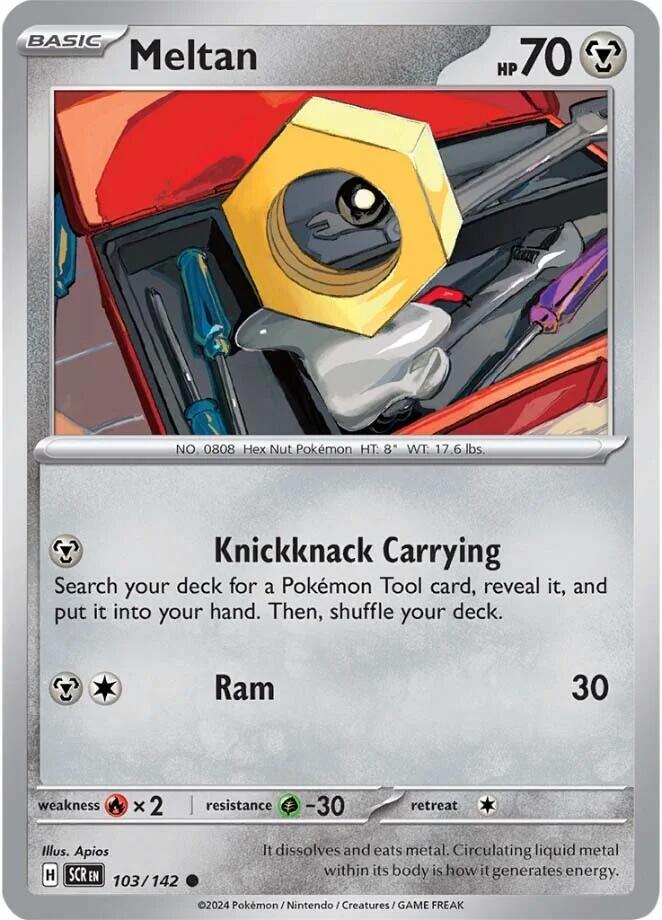 Meltan card artwork