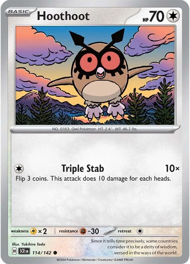 Hoothoot card artwork